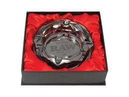 RAW Crystal Glass Ashtray's