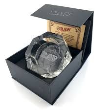 RAW Crystal Glass Ashtray's