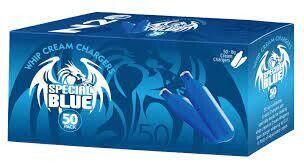 Special Blue Whip Cream Charger's, Size: 24 Pack