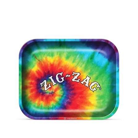 Zig Zag Large Rolling Trays, Style: Zig Zag Tie Dye Design