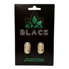 O.P.M.S. Black Kratom Capsules, Size: 2 Pack