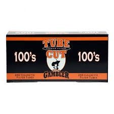 Gambler Cigarette Filter Tubes, Flavor: Regular, Size: 100's, Style: Tube Cut