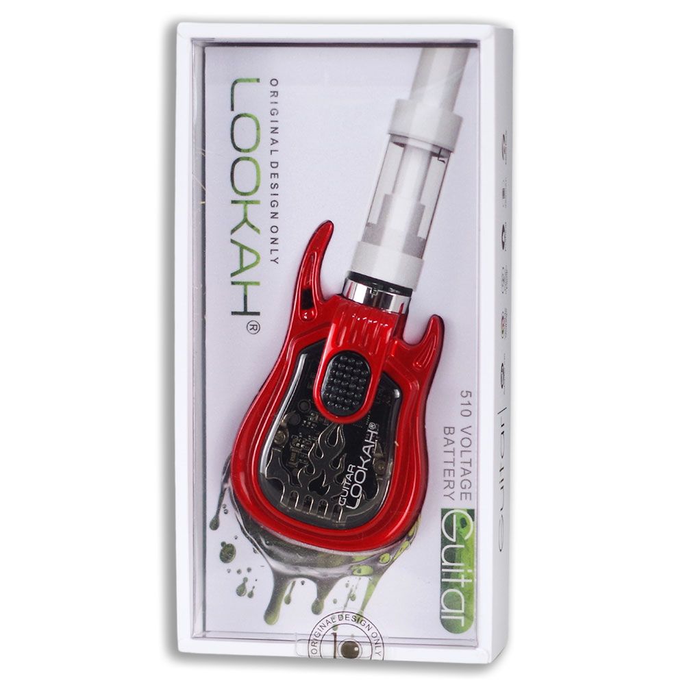 Lookah Guitar Battery, Colour: Red