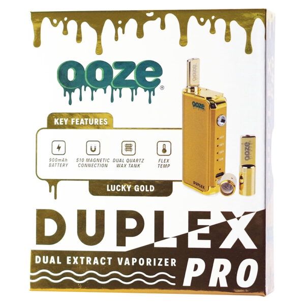 Ooze Duplex Dual Extract Vaporizer, Colour: Gold