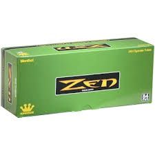 Zen Cigarette Tubes, Flavor: Menthol, Size: 200ct/King Size