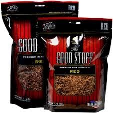The Good Stuff Pipe Tobacco, Flavor: Red, Size: 6 oz.