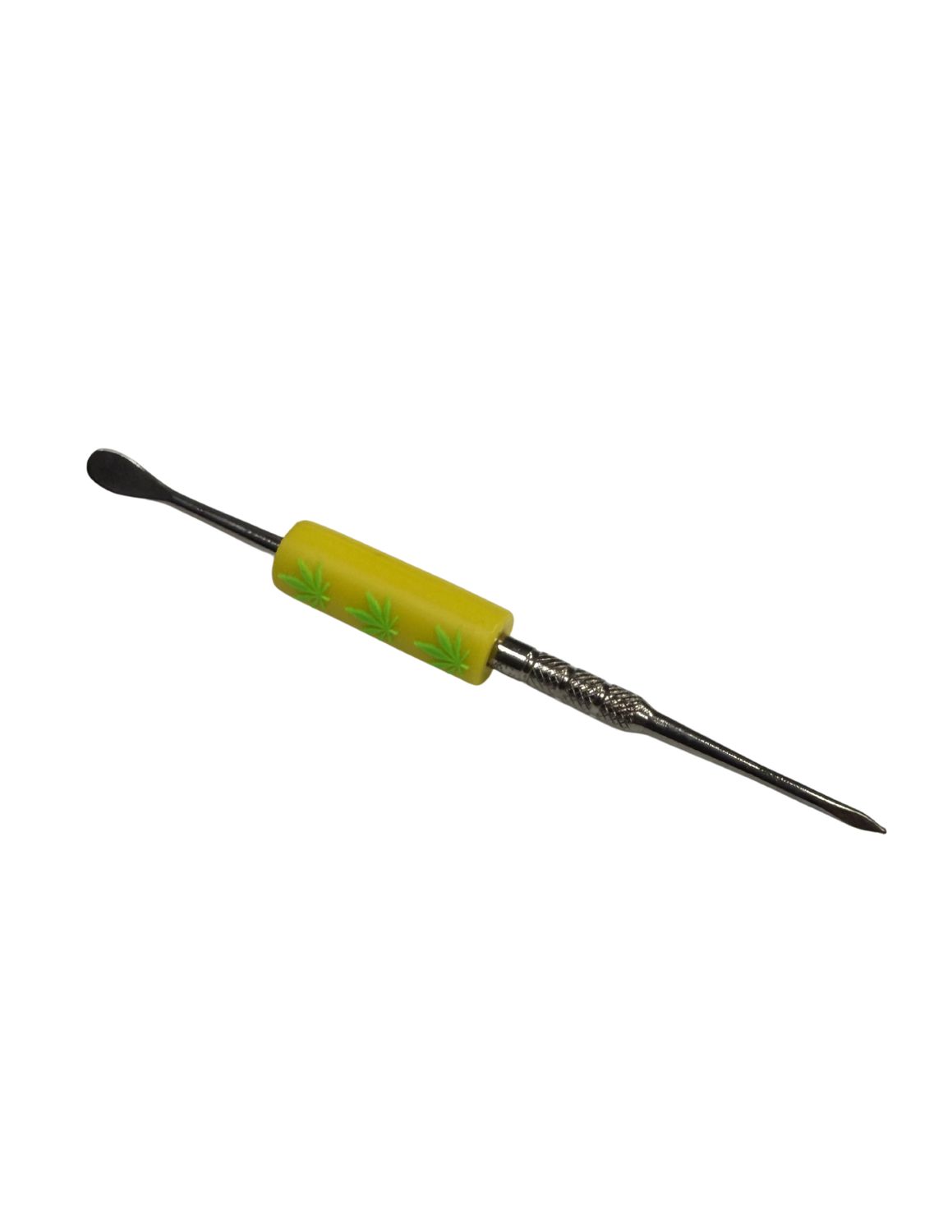 Dabbers with Silicone Characters, Style: Pot Leaf with Yellow