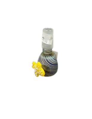 14MM Glass Bowl- Candy Corn + Fish Design