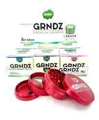 Endo Grndz Metal Design 2 63mm Grinder Assorted Colors