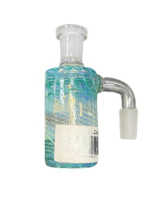 14MM Ash Catcher Green Swirl Design