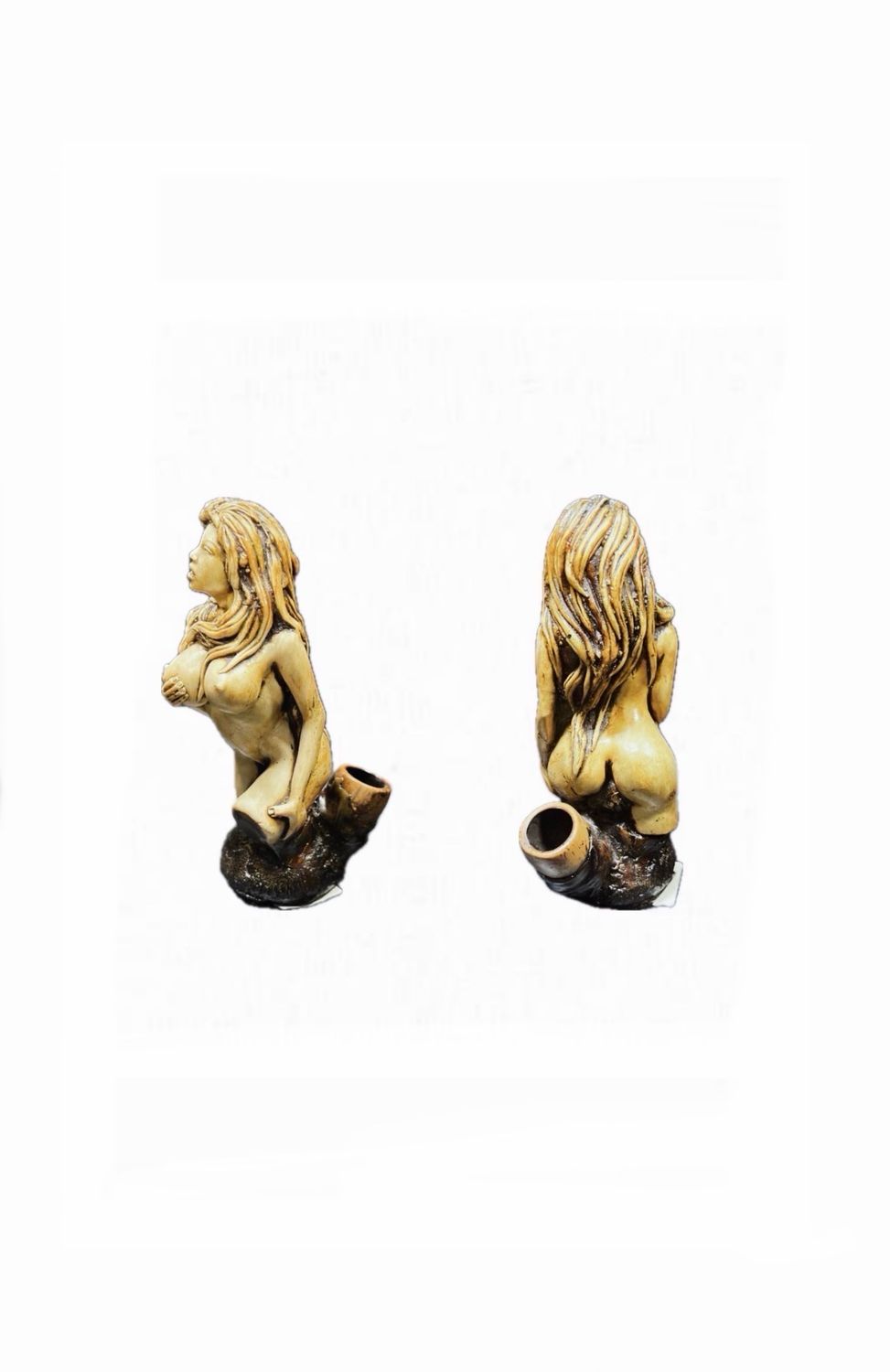 Smoking Wood Pipe- Milk Maid