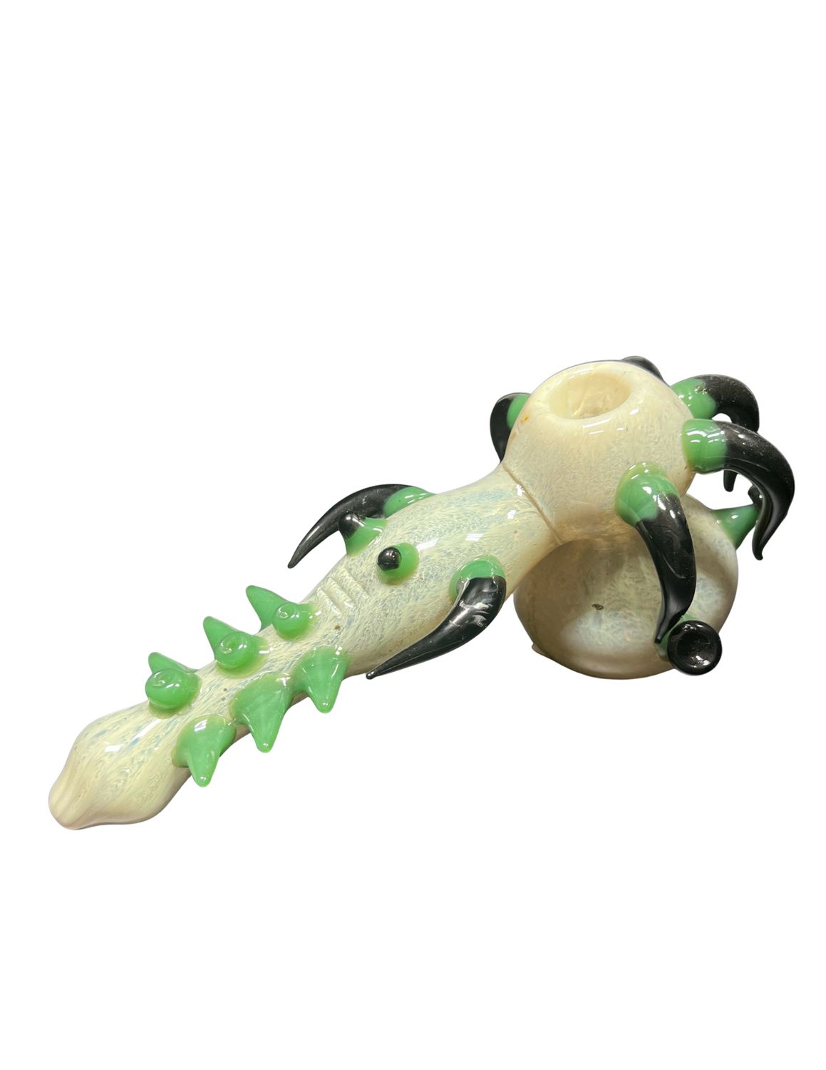 10" Smoking Glass Hand Pipe Monster Claw Design