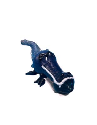 5" Crocodile Design Glass Handpipe