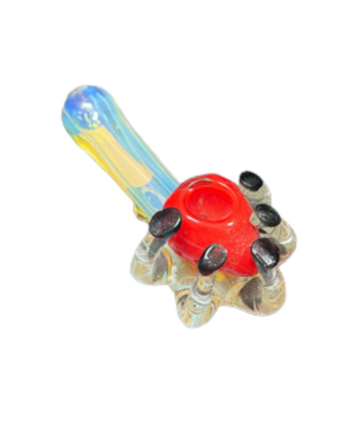 5" Heart &amp; Hand Glass Handpipe