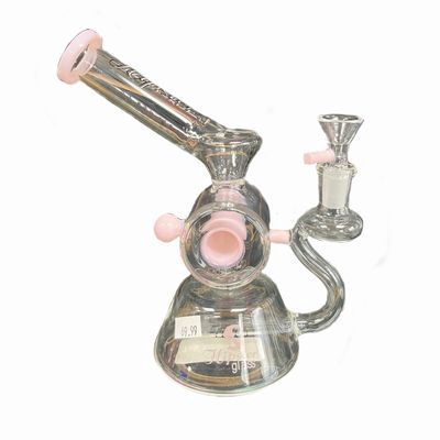 Hipster 9" Milk Mini Niag Waterpipe, Colour: Pink