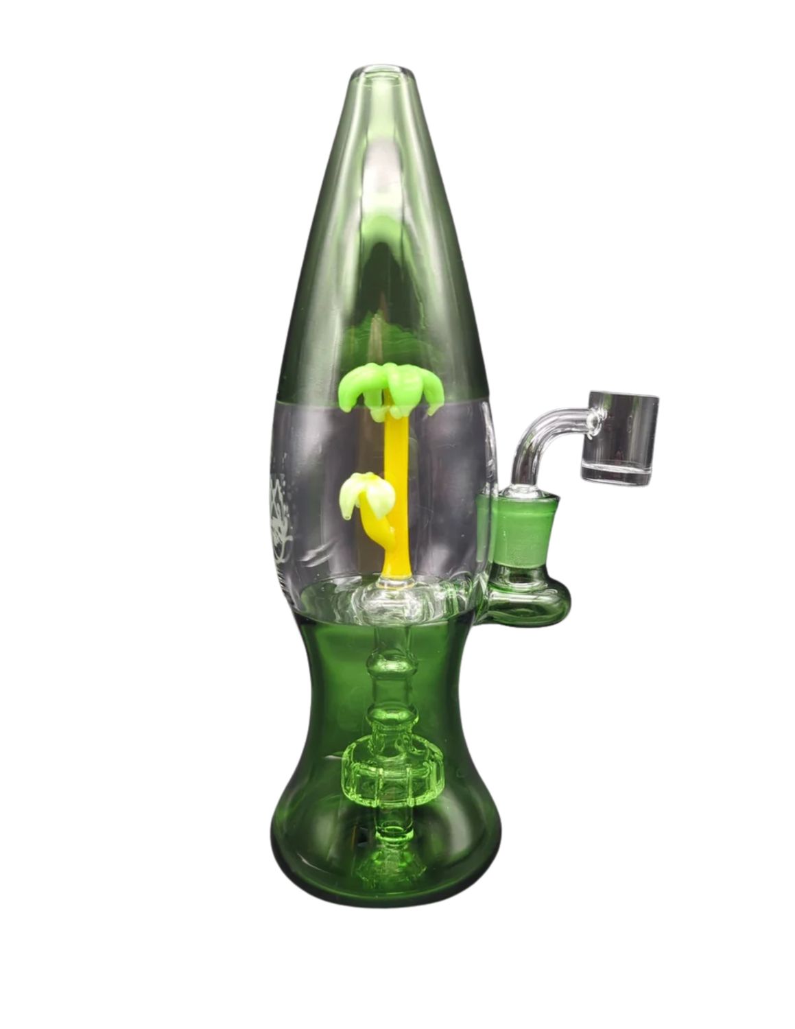 9" Pulsar Palm Tree Lava Lamp Waterpipe