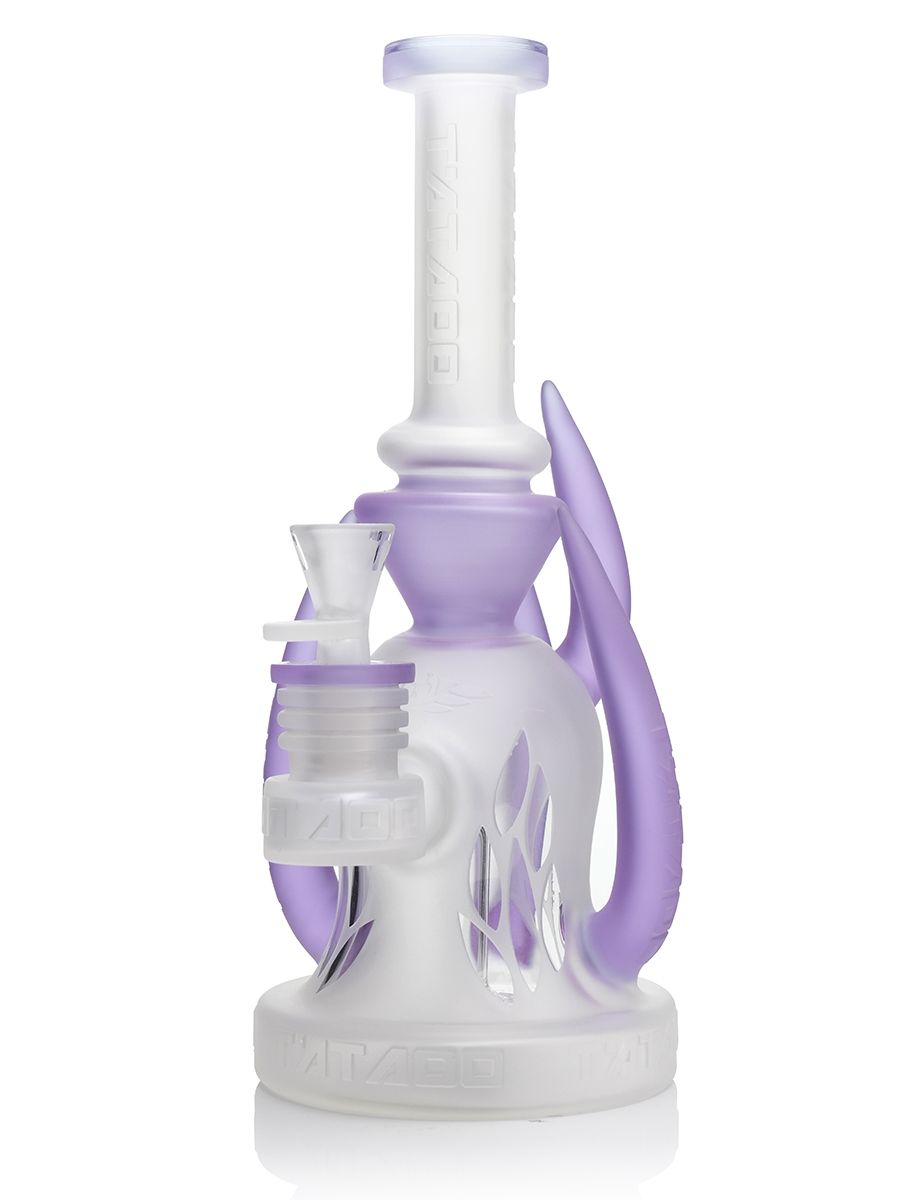 T'ATAOO 10" Small Frosted Spine Glass Bong
