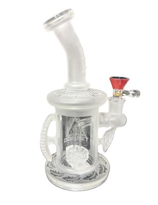 Tataoo Frosted Waterpipe w/ Leaf Design