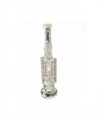 19" Clover Glass Milk Green Waterpipe