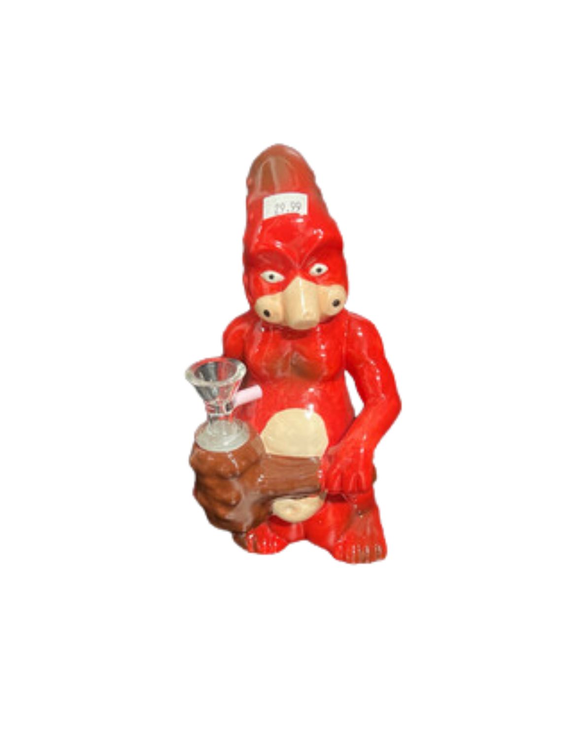 8" Red Monster Ceramic Waterpipe