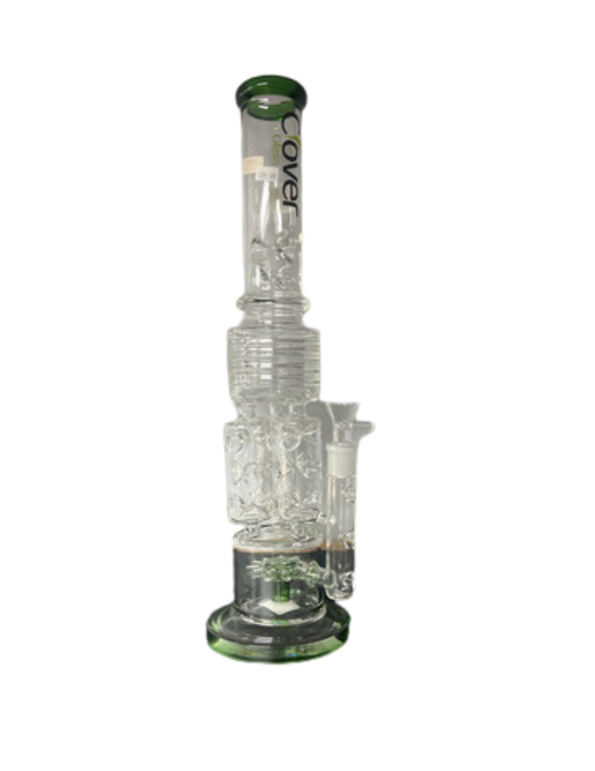 Clover Glass Dark Green Waterpipe