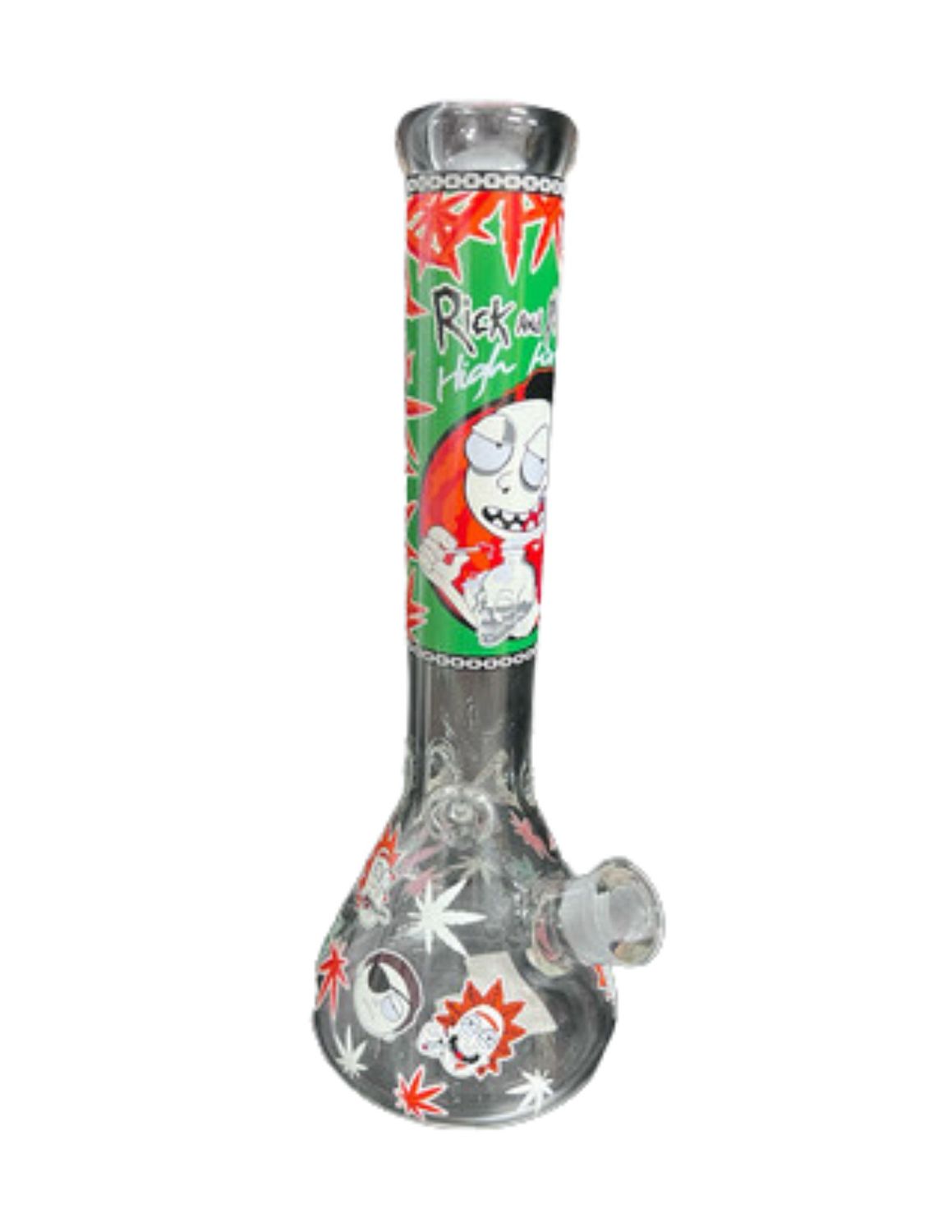 Rasta Rick &amp; Morty Beaker Waterpipe