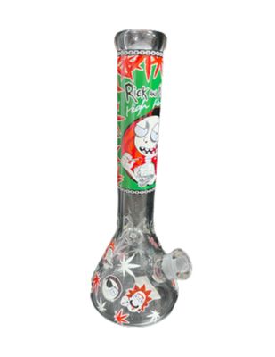 Rasta Rick &amp; Morty Beaker Waterpipe