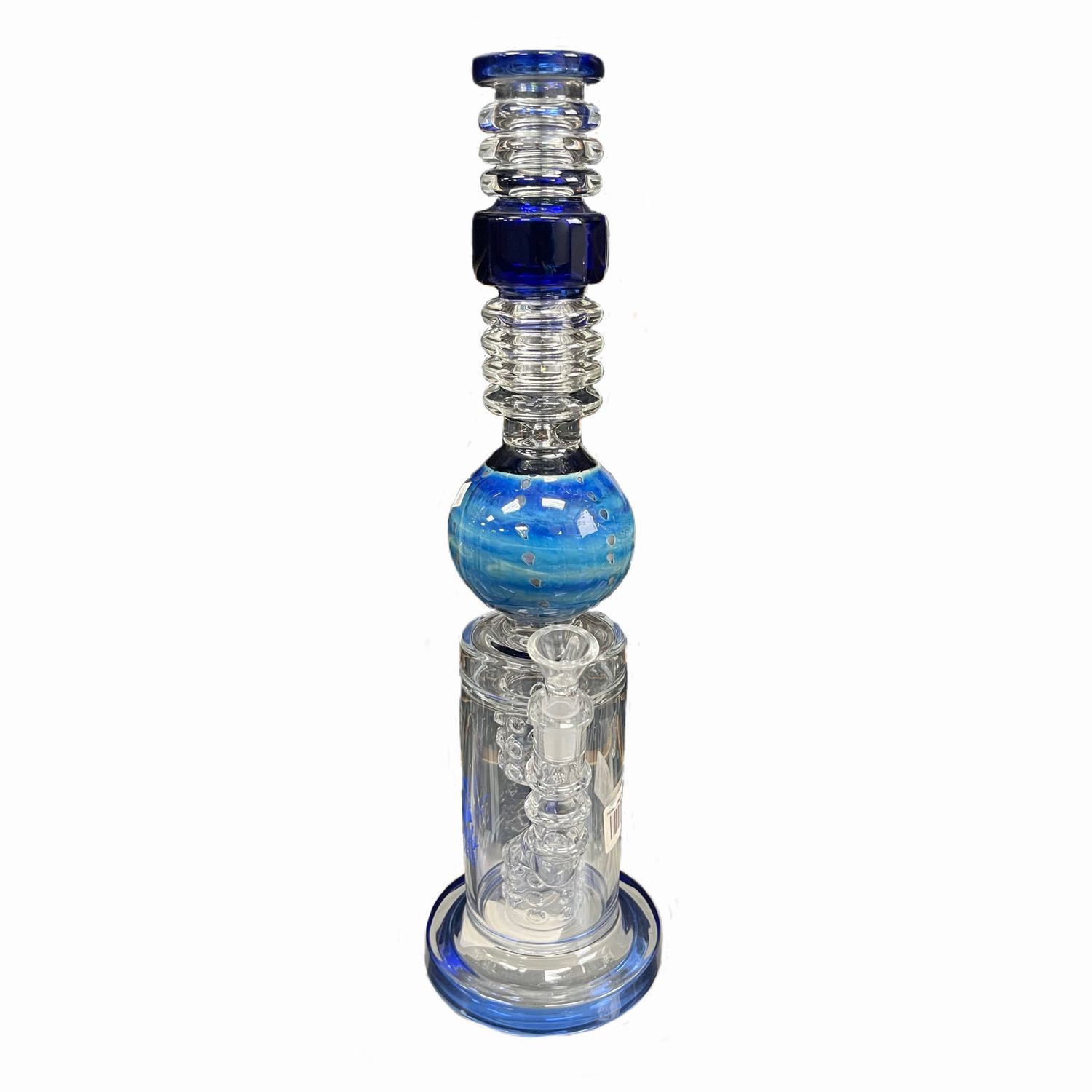 Hipster Glass Blue Ball Waterpipe