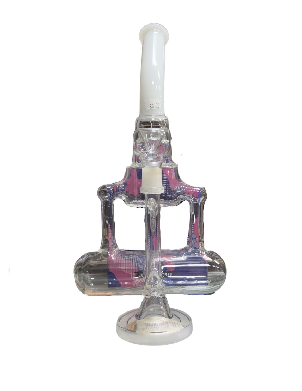 14" SDWB-160 White Waterpipe