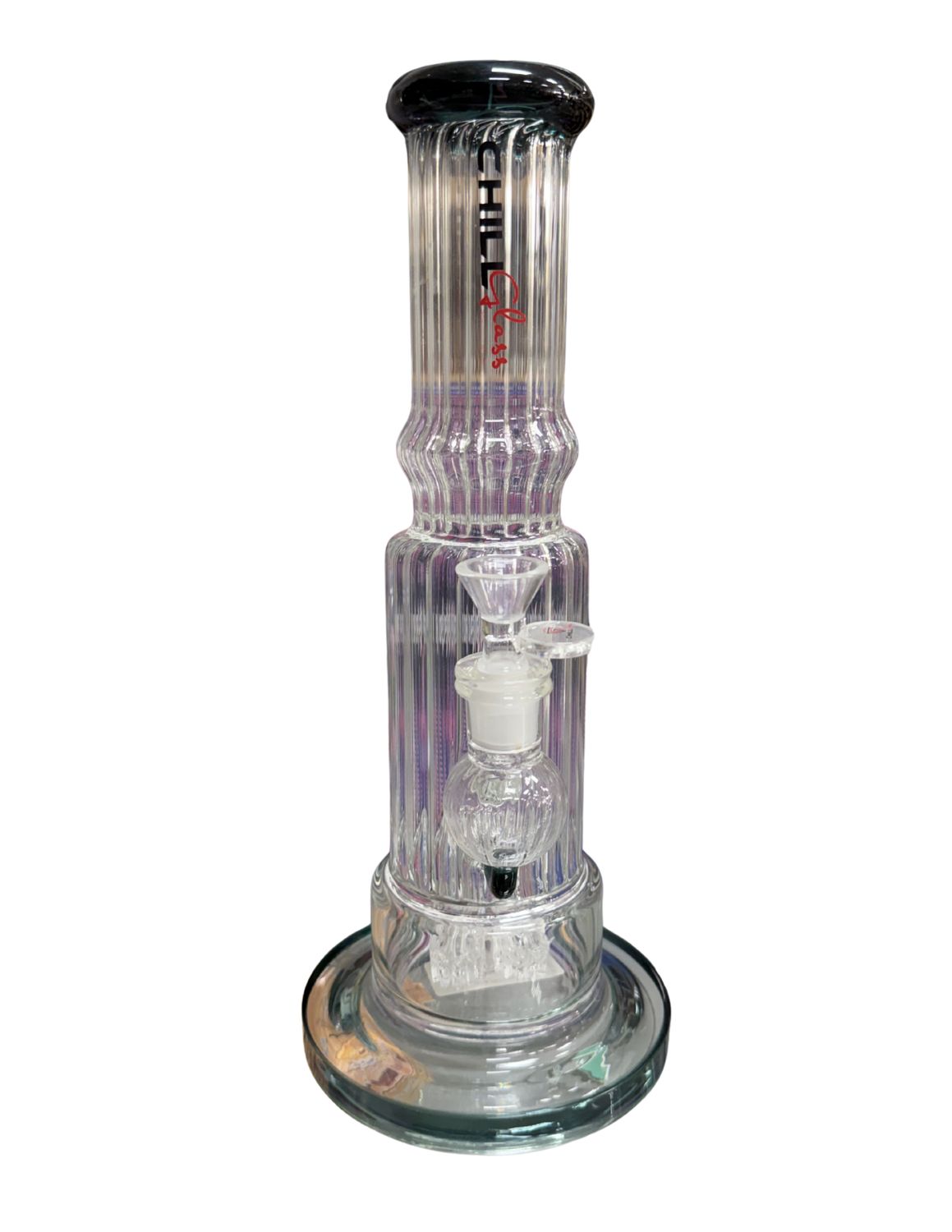 Chill Glass Ribbed Waterpipe