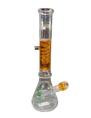 Hipster Glass Spiral W/ Liquid Waterpipe