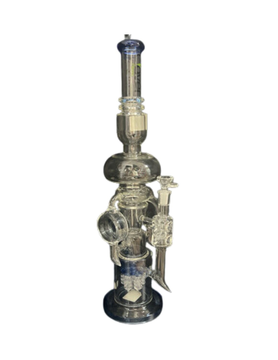 Clover Glass Donut Perc Waterpipe