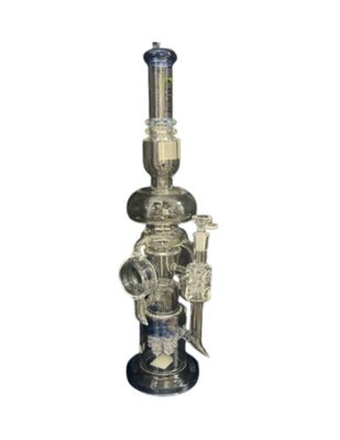 Clover Glass Donut Perc Waterpipe