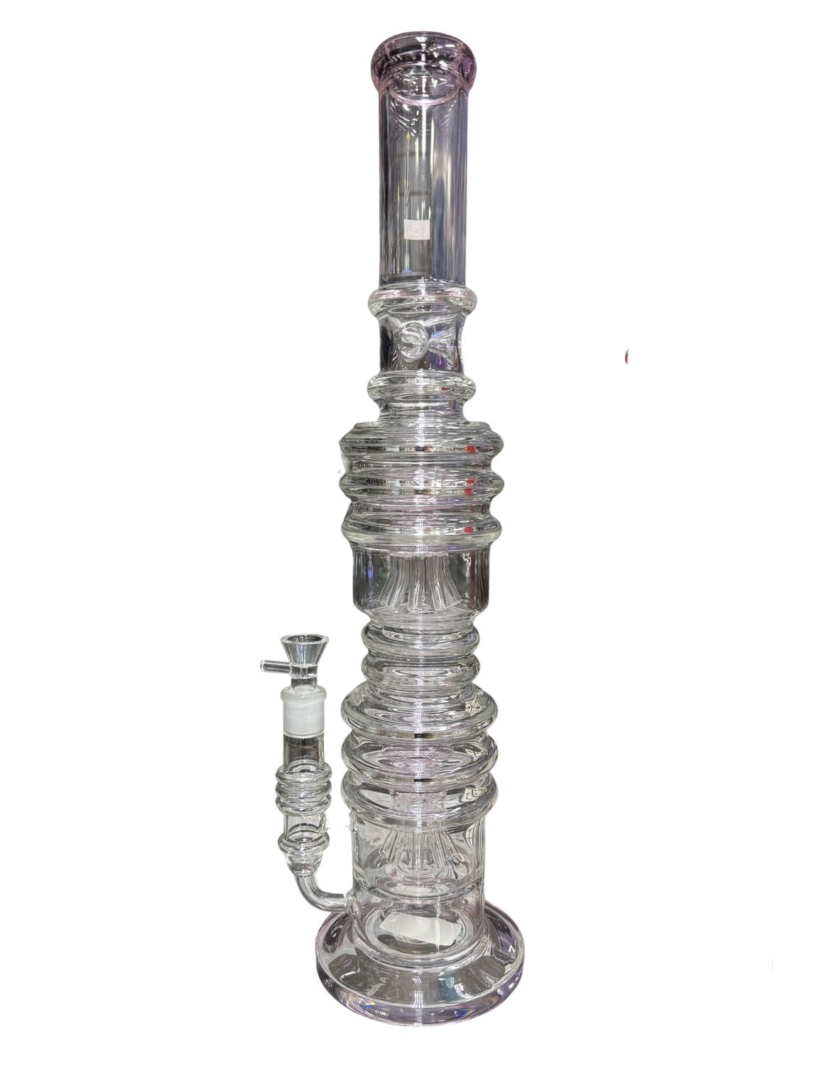 Massive Crazy w/ Dual Perc Waterpipe, Colour: Pink