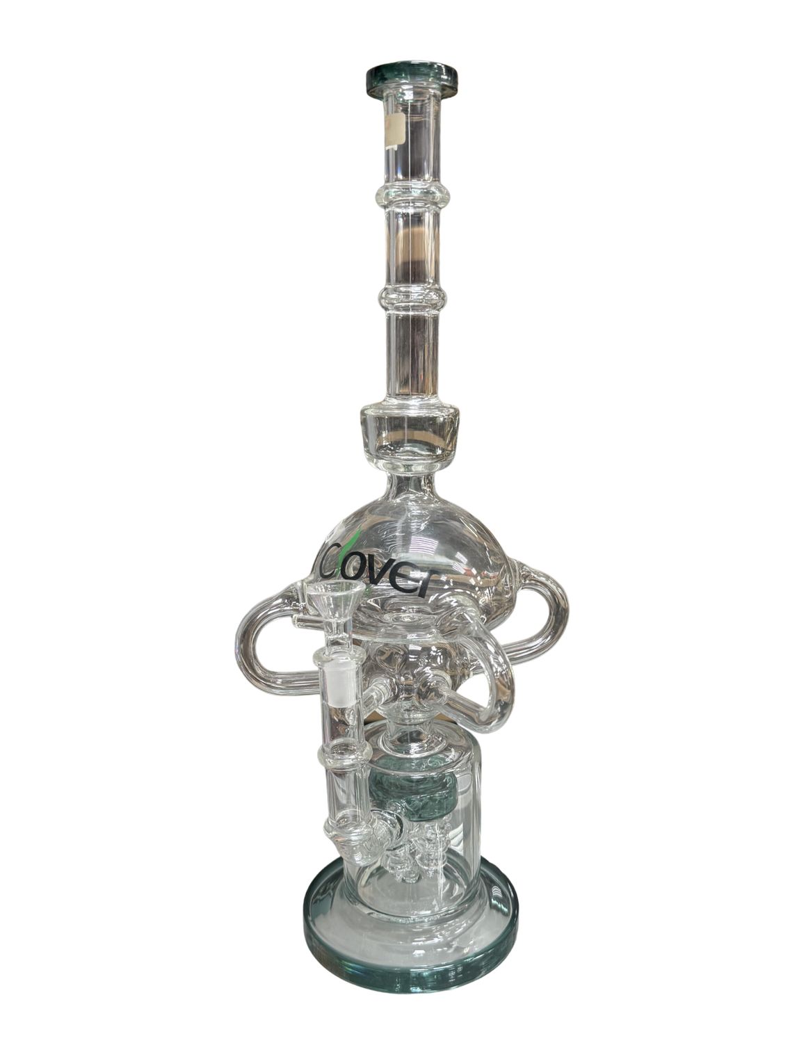 17" Clover Matrix Teal 4x Waterpipe