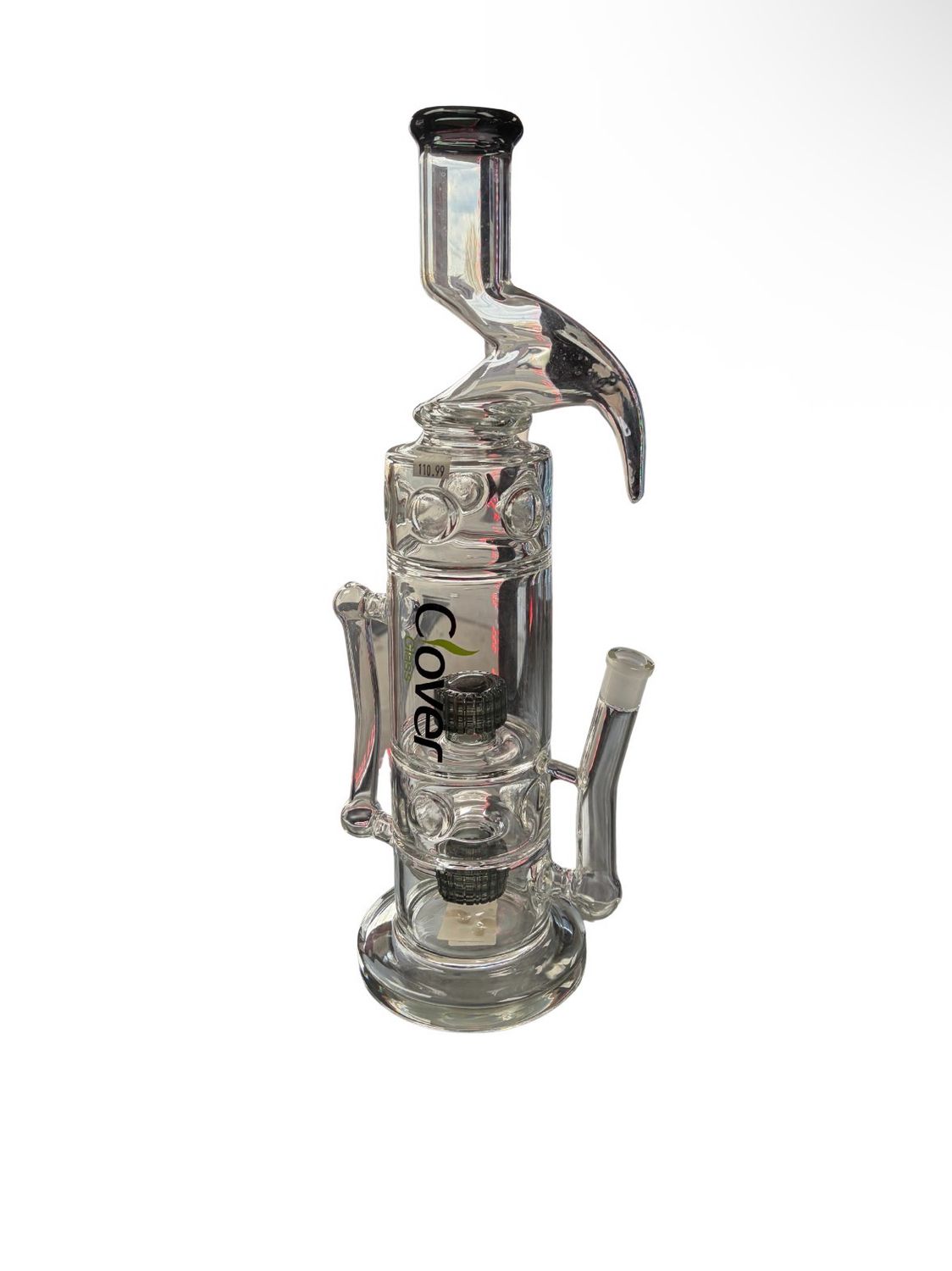 18" Clover Glass Big Body Waterpipe