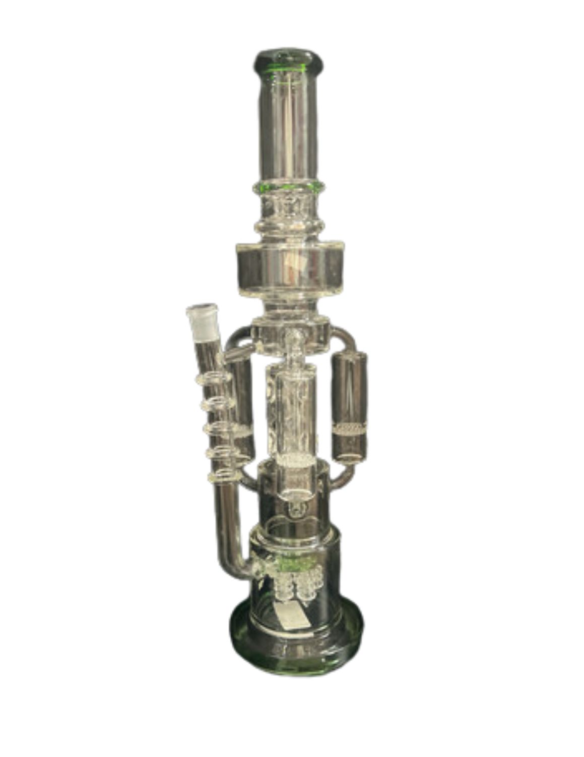 4 Chambered Green Waterpipe