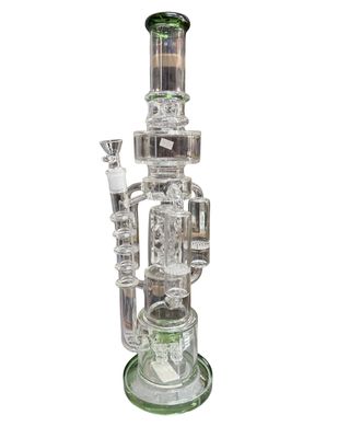 4 Chambered Green Waterpipe