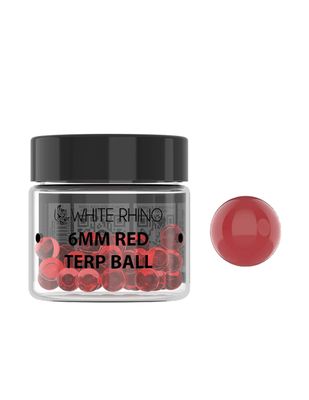 White Rhino 6MM Terp Balls Red