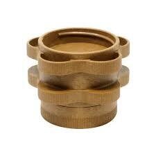 RAW 3PC Hemp Plastic Gripper Grinder + Storage Unit