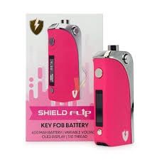 Shield Flip Key Fob Battery's, Colour: Pink