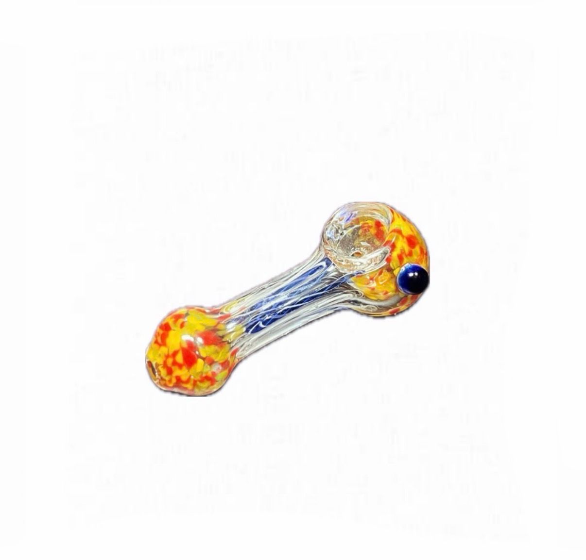 Hand Blown Colorful Design Bowl