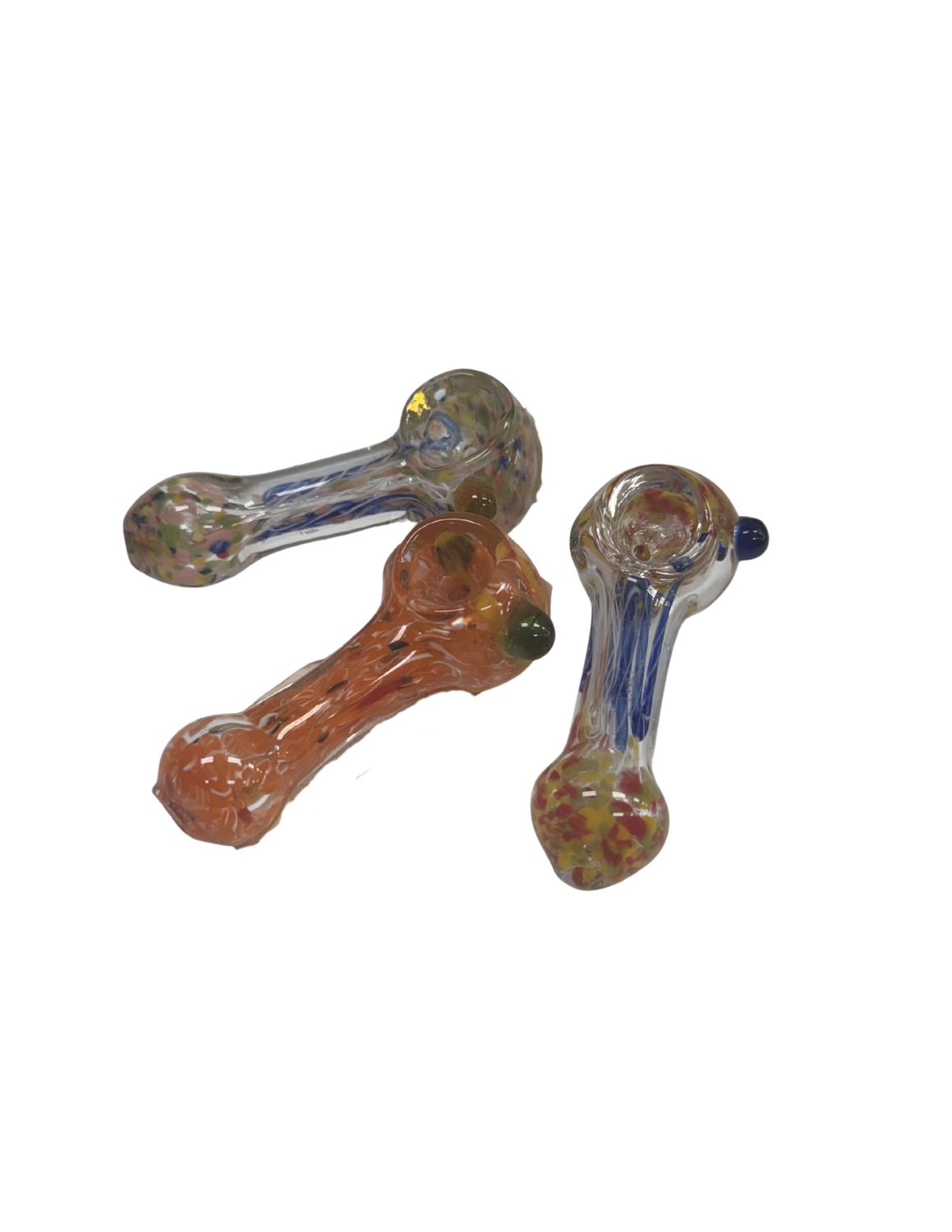 Hand Blown Colorful Design Bowl