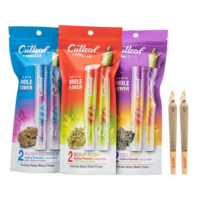 Cutleaf Premium Hemp CBD 2g Pre-Rolls 2pk