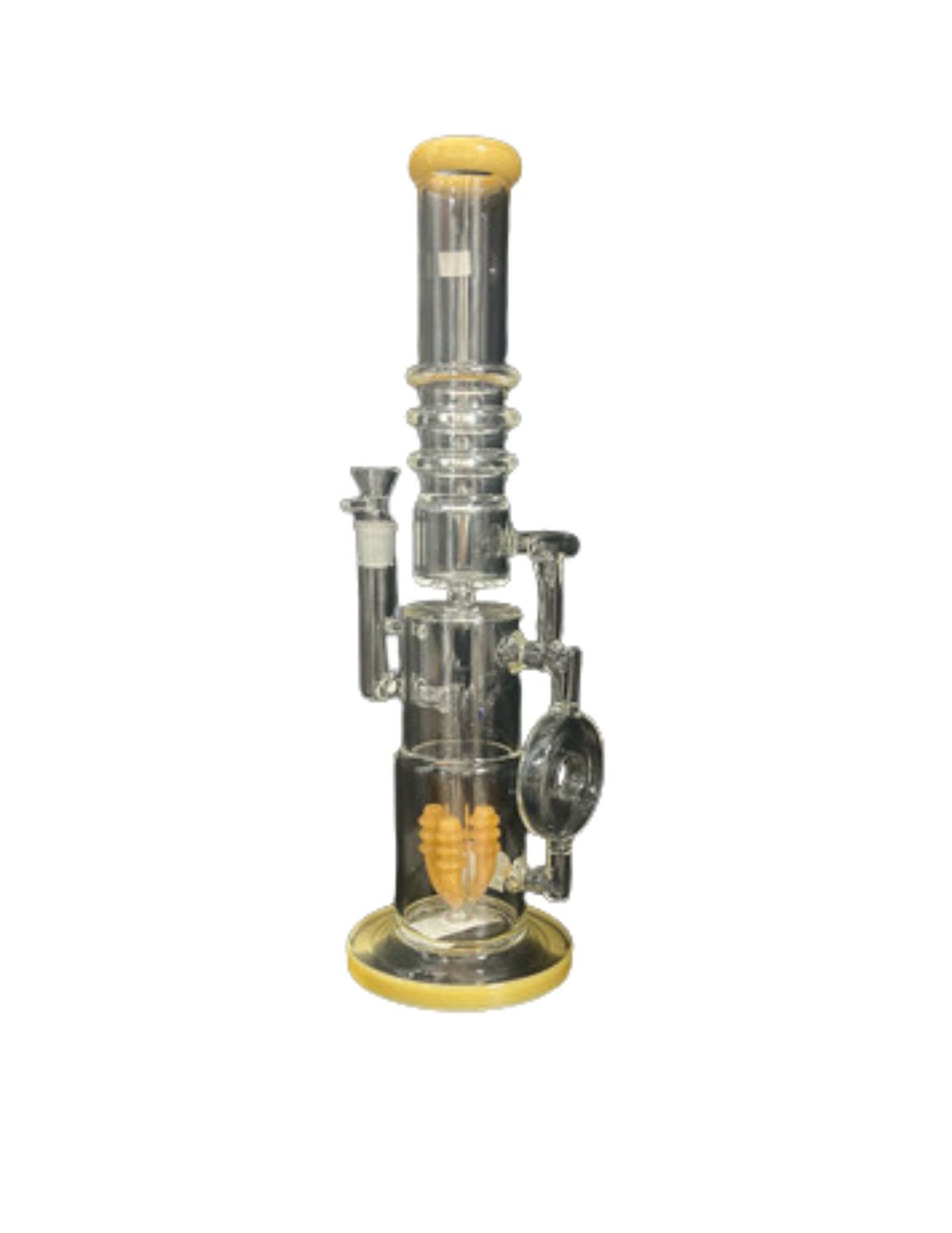 Large Yellow Trimmed Waterpipe