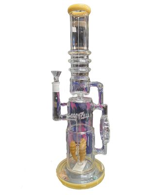 Large Yellow Trimmed Waterpipe