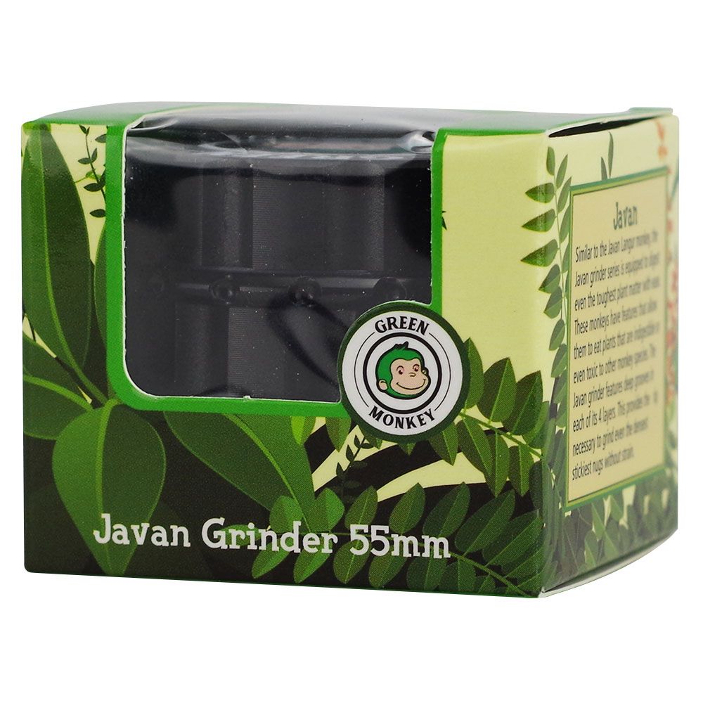 Green Monkey Javan Grinder 55mm, Colour: Black