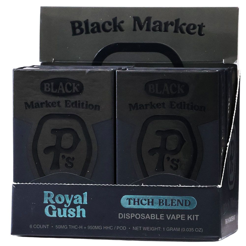 Pure P's Black Market Disposable Kit, Strain: Royal Gush