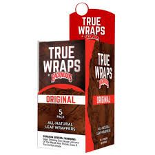 Backwoods True Wraps, Flavor: Original, Size: 5 Pack