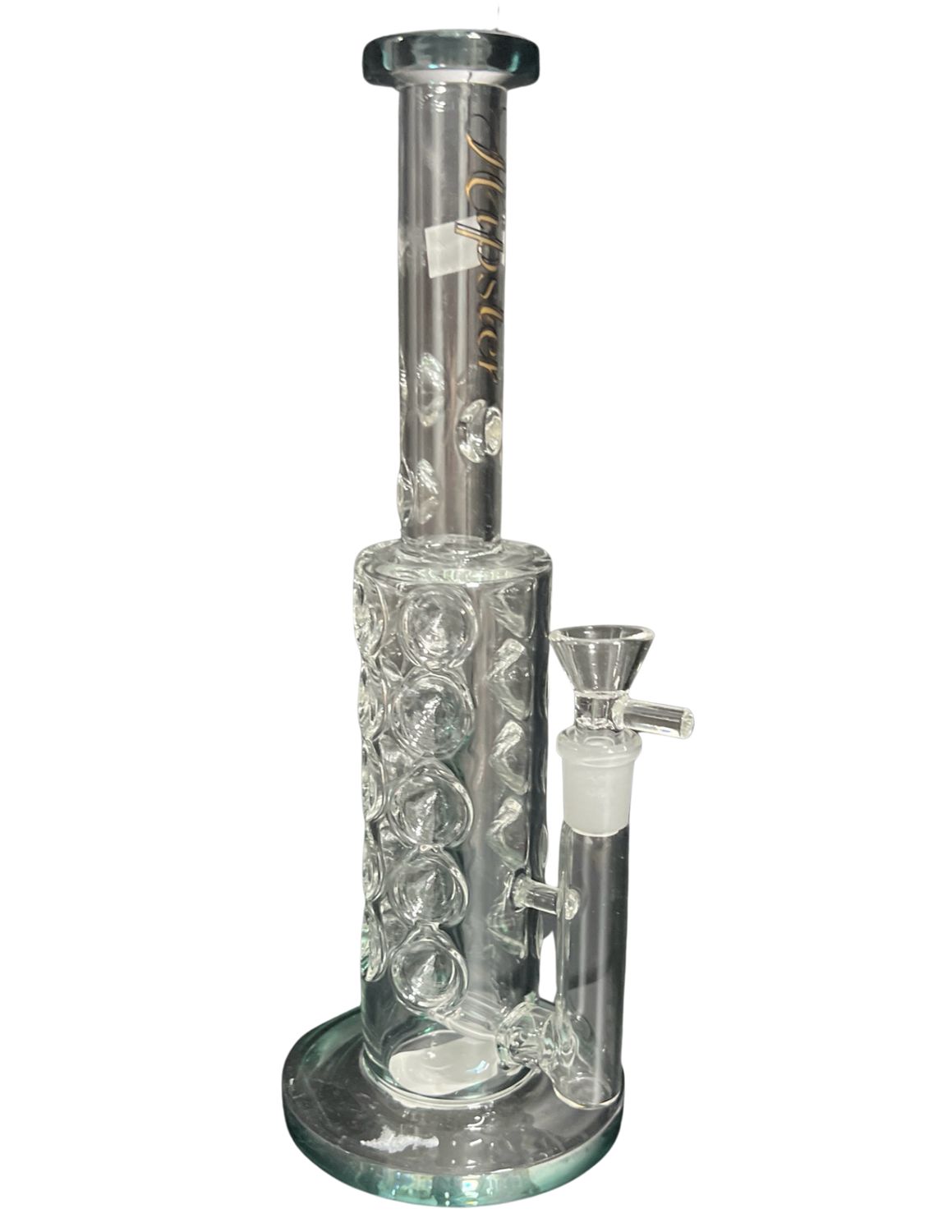 10" Hipster Glass Swiss Holes Waterpipe